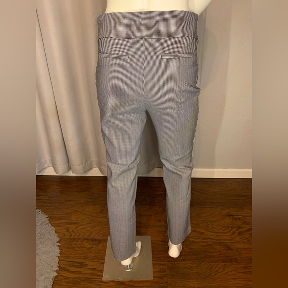 Black and white stretch work trouser - Picture 2 of 2